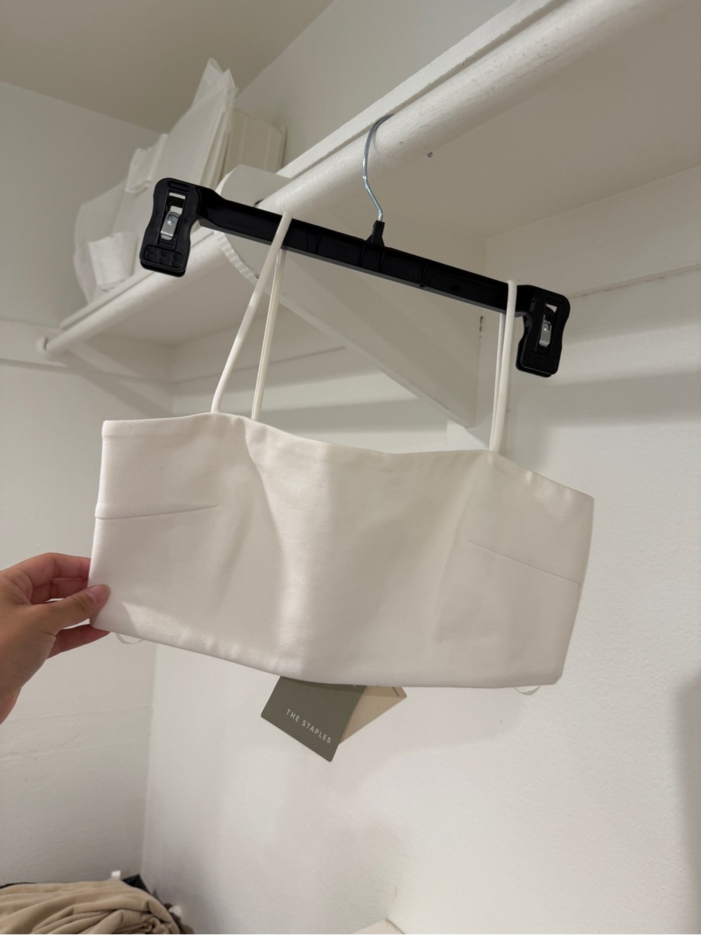 White crop top